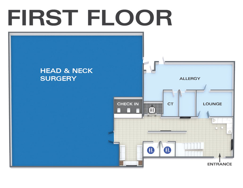First Floor SENTA Clinic first floor map